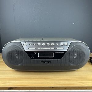 Sony CFD-S05 CD Cassette AM/FM Radio Boombox Portable Stereo Player Tested